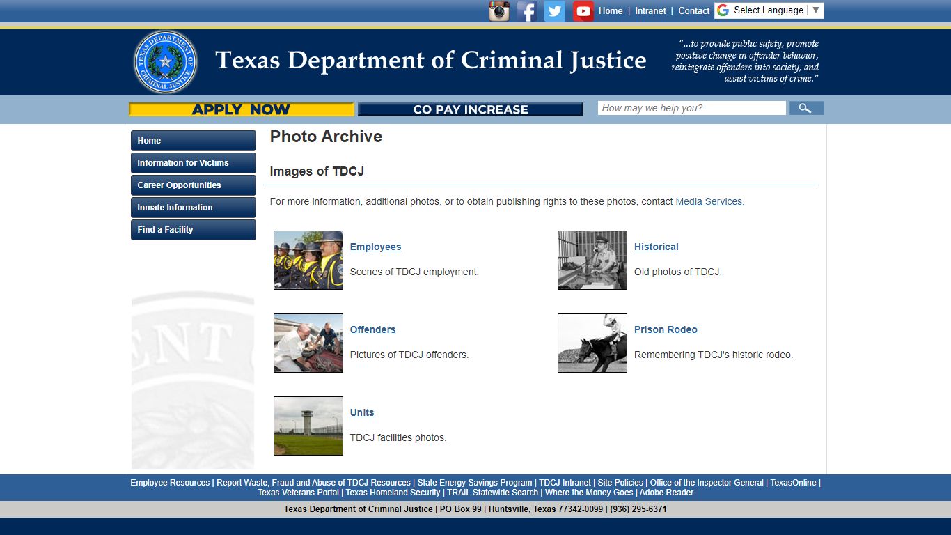 Texas Department of Criminal Justice